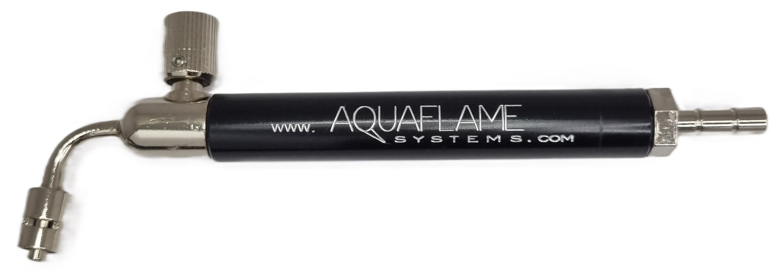 LM085-90  Aquaflame Black 90° Neck