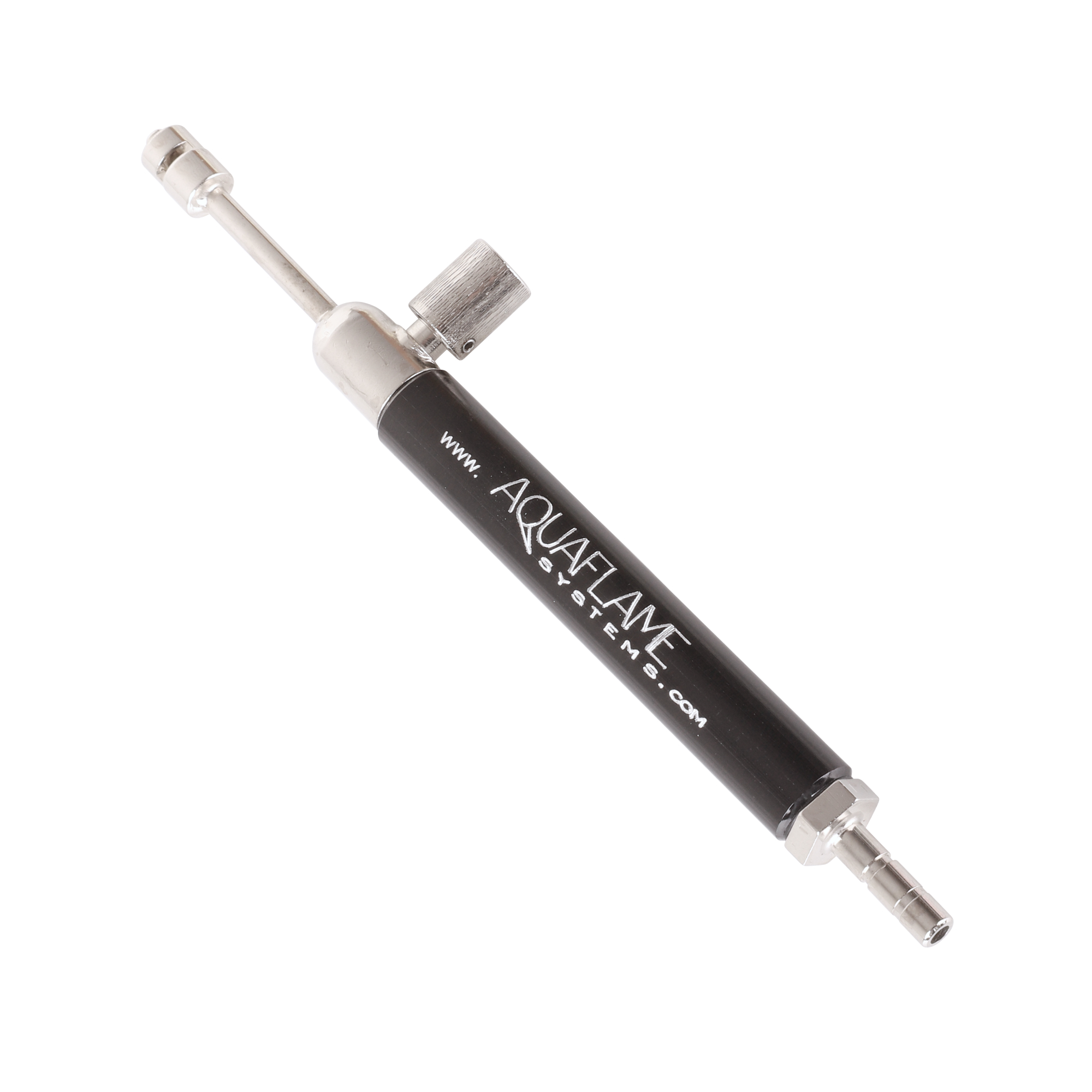 LM085 - Straight Neck Aquaflame Black Torch