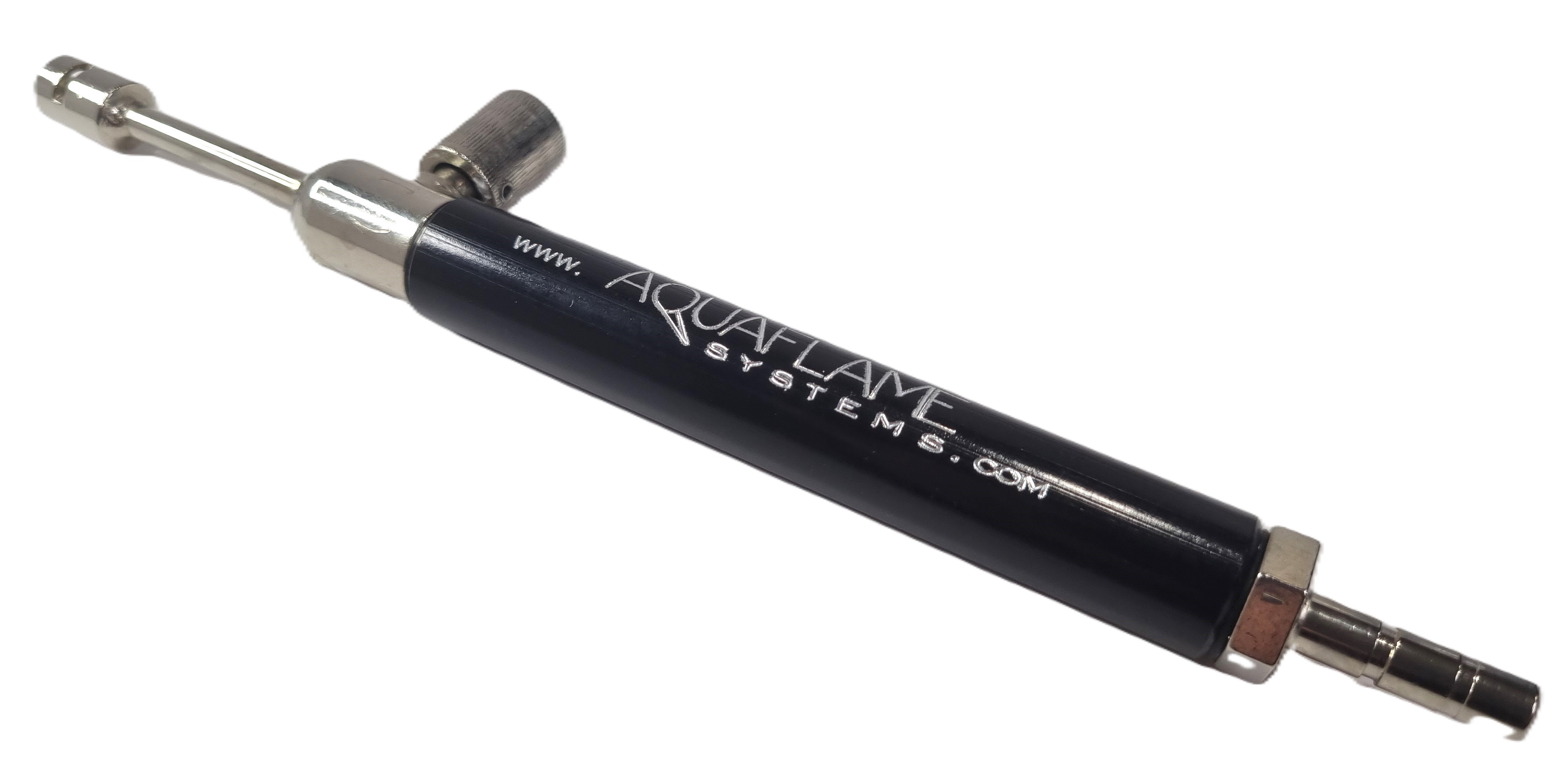 LM085-Straight Necked Aquaflame Black Torch