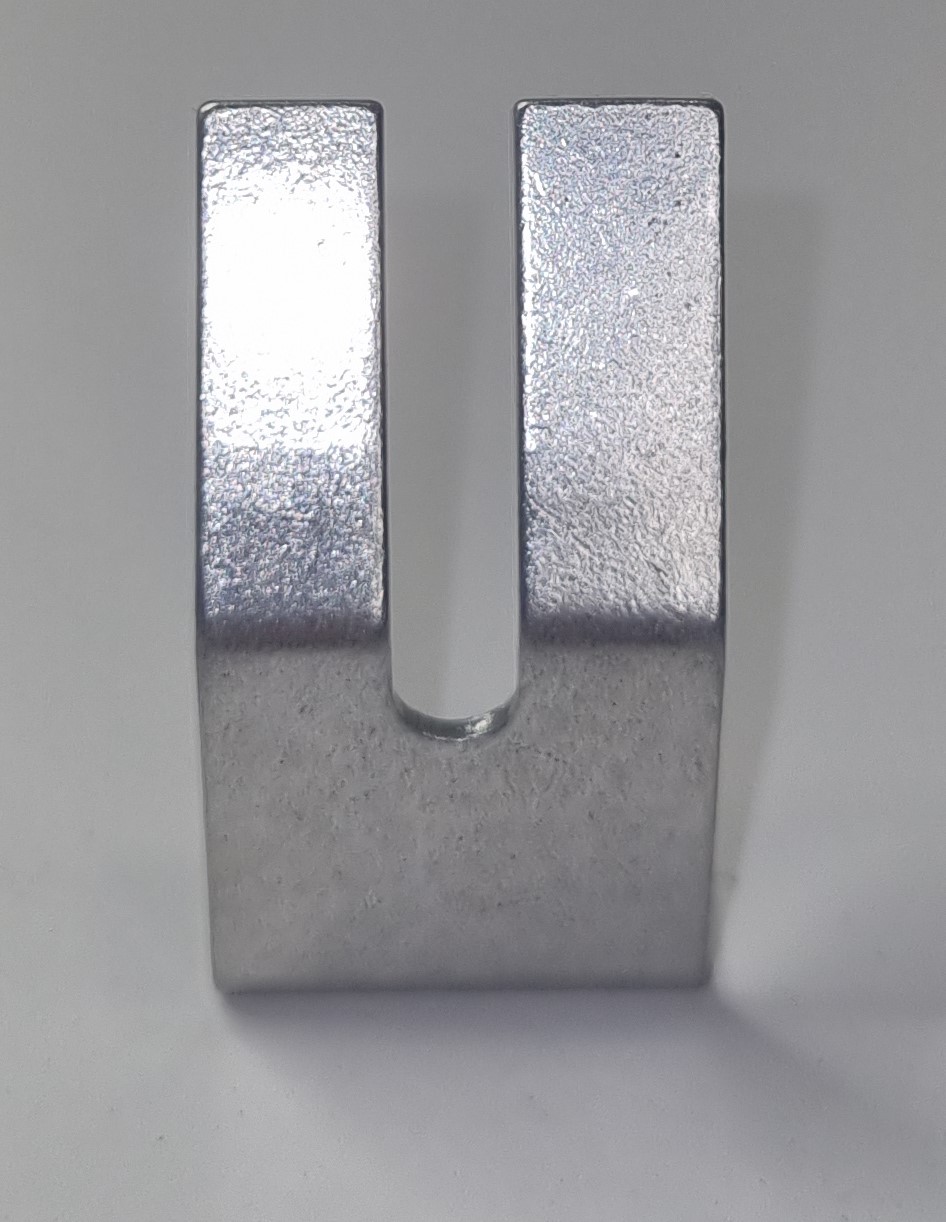 LM129 - Silver coloured torch holder